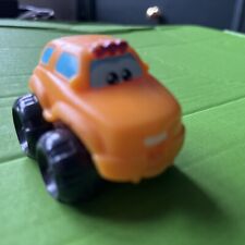 2009 Tonka Lil Chuck & Friends Plastic Toy Orange Car - Hasbro 02911 C-082A