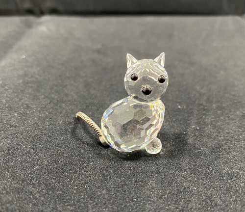 Swarovski crystal mini cat - swarovski,
