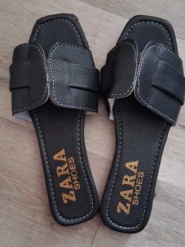 Zara silver sandals shoes - zara, size