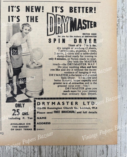 Drymaster washing spin dryer - drymaster,