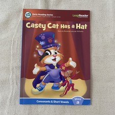 Leap Frog Early Reading Series LeapReader Casey cat has a hat short a