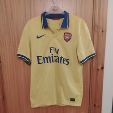 Arsenal 2013/2014 Away Football Shirt Jersey Nike Size M fly emirates
