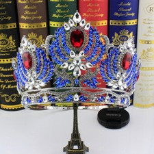 12cm Tall Crystal Tiara Crown