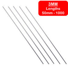 3MM STAINLESS STEEL ROUND BAR ROD GRADE 304 / SAVE UPTO 15% WITH MULTI-BUY!