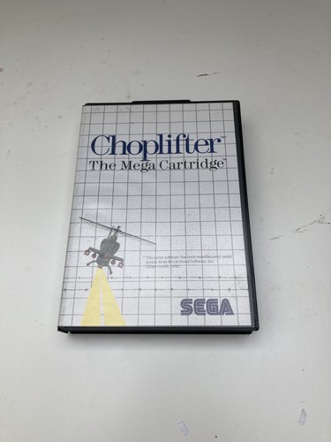 Choplifter sega master - choplifter, (sega