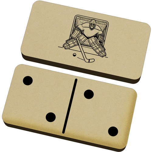 Hockey goalie domino - domino, &