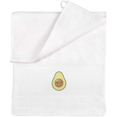 Cute avocado flannel - 'cute, towel