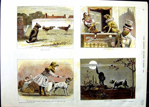 Original old antique - antique, print