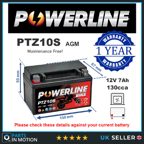 Ptz10s powerline agm - ptz10s,