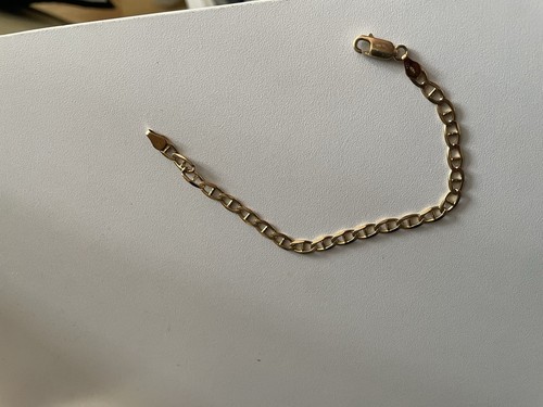 9ct gold bracelet - bracelet, unisex