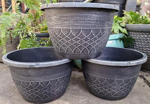 Set large 30cm silver - set,
