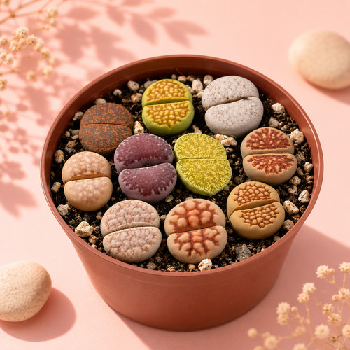 Brilliant colour lithops - brilliant,