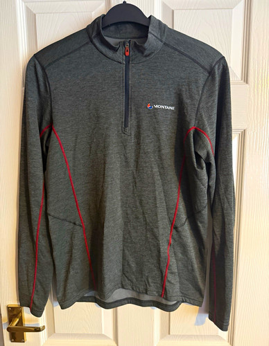 Montane men grey 4 zip - m,