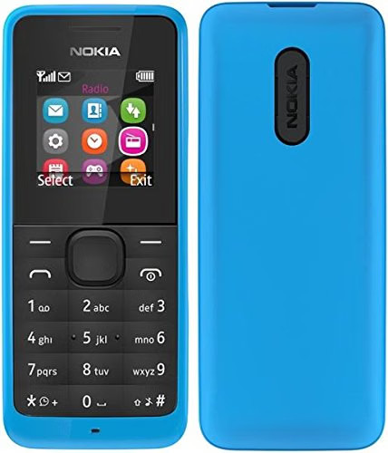 Unlocked nokia 105 blue - nokia,