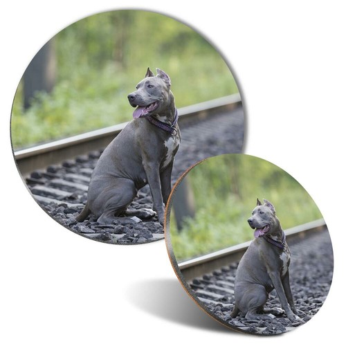 Mouse mat coaster set - set, grey