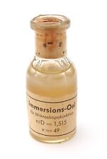 Leitz Optical Immersion Oil for Microscope Dated 14-02-1958 - UK Dealer