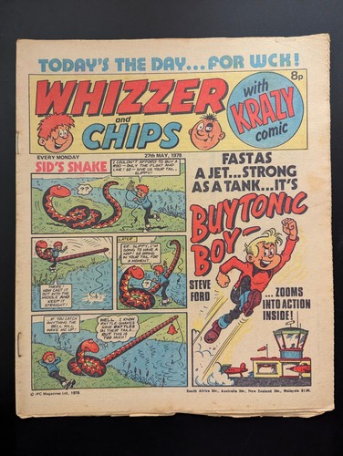 Whizzer and chips comic 27th - whizzer,