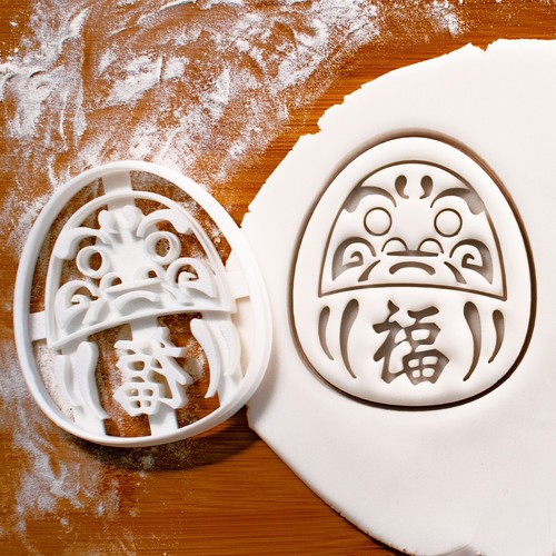 Daruma doll cookie cutter - daruma,