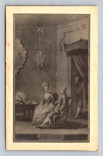 Vintage italian etching - vintage,