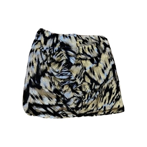 Ladies ruffled mini skirt - ruffled,
