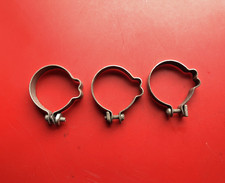 NEW OLD STOCK SET 3 VINTAGE DOUBLE BRAKE CABLE CLIPS,1" TOP TUBE FIT,TANDEM USE