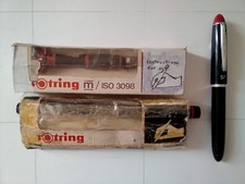 Vintage rotring pens and a vintage Draftech Sf Pen