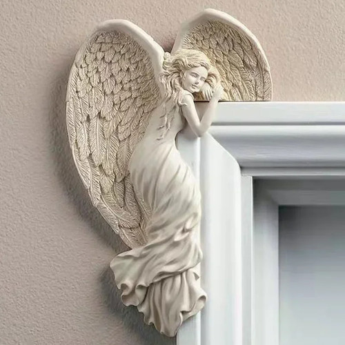 Angel door frame - angel, ornament