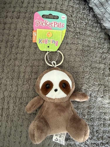 Sloth pocket pals plush soft - sloth,