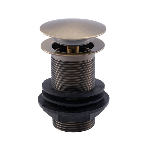 Unslotted basin waste round - unslotted,