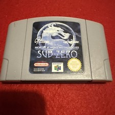 nintendo 64 n64 -  mortal kombat mythologies sub zero  - cart only. Tested