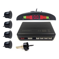 Car Reversing Reverse Parking System Sensors c/w Audio Warning & LED Display