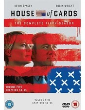 HOUSE of CARDS complete season/series 5 NEW sealed Box set DVD Fast Dispatch