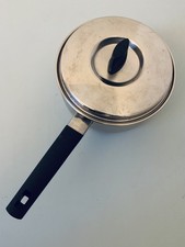 Prestige Saucepan With Lid Stainless Steel Copper Bottom Pan Plastic Handle  