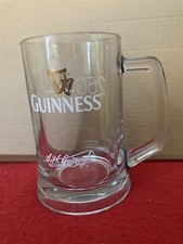 GUINESS 250 HANDLED BEER PINT GLASS TANKARD MUG MINT CONDITION UNUSED FREE POST