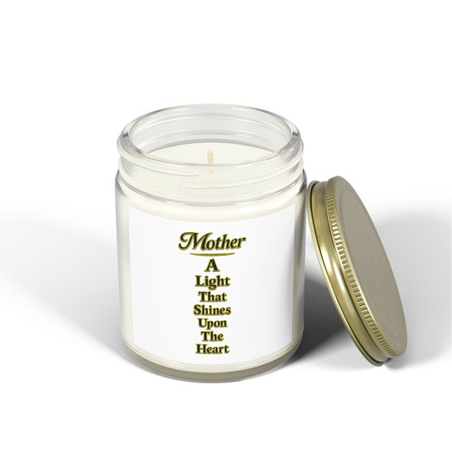 Mother poetry candle - jar, |