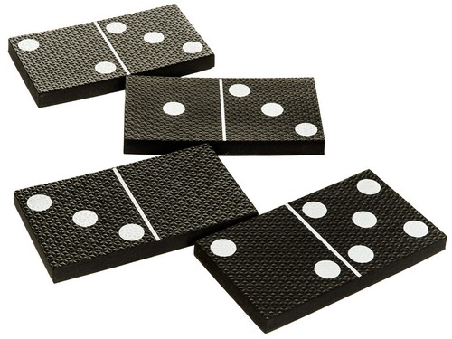 Giant dominoes set garden - dominoes,