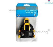 1x Set Shimano SM-SH11 Cleat set 6° Float SPD-SL Road Bike Pedal Cleats Yellow