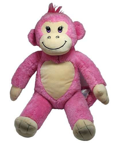 Build bear monkey pink - a, large