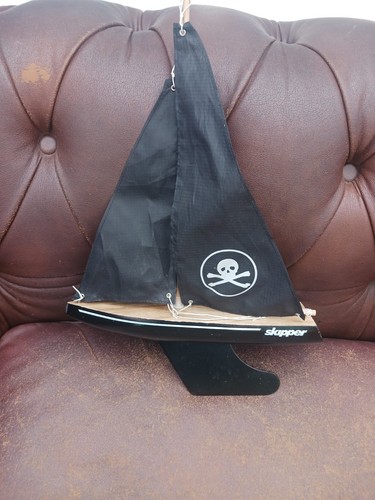 Vintage wooden sailing - , boat