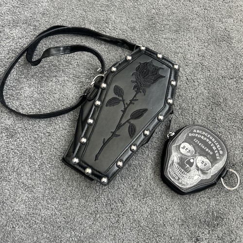 Gothic bag and purse set - bag,
