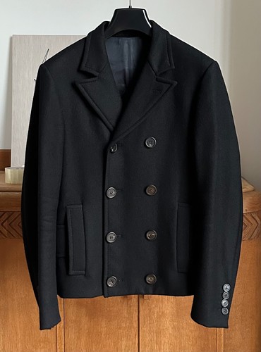 Lanvin black wool double - lanvin,