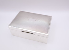 Vintage Sterling Silver Cigarette Box Hallmarked