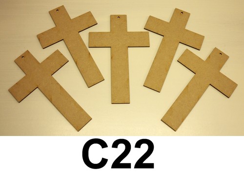 Wooden crosses laser - x, cut