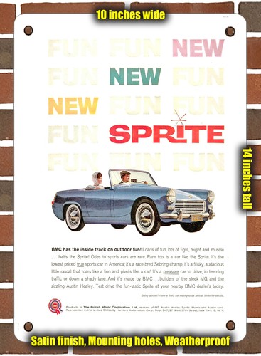 Metal sign 1961 austin - 1961,