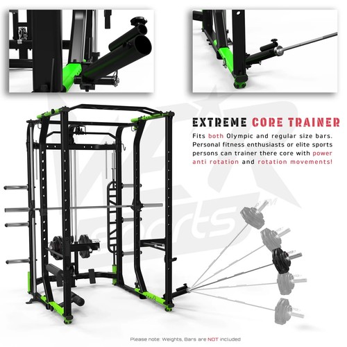 Power rack home gym - power, crossfit