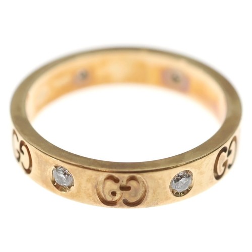Gucci icon diamond ring - gucci,