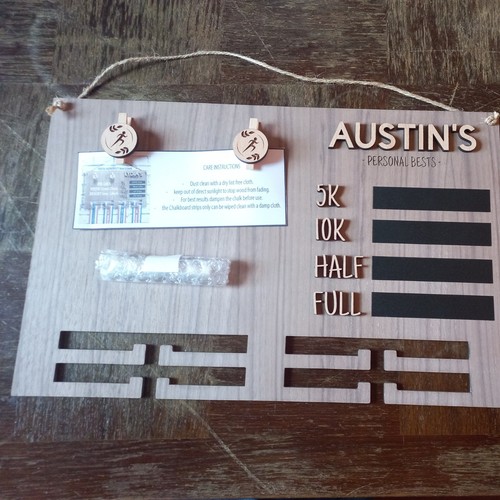 Austin wooden medal holder - medal,