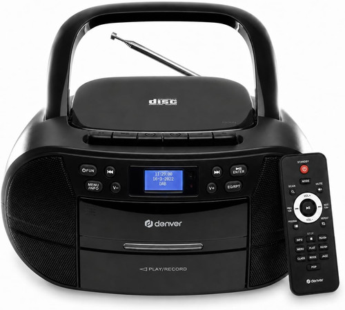 Portable dab radio cassette - cd,