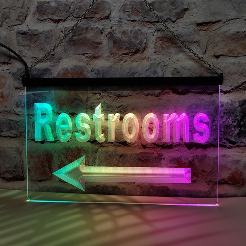 Restrooms arrow toilet - arrow,