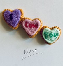 Valentines fridge magnets “I